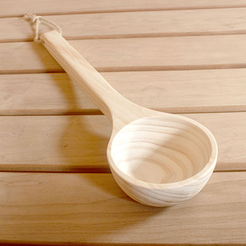 PROSAUNAS 100mL Pine Wood Ladle