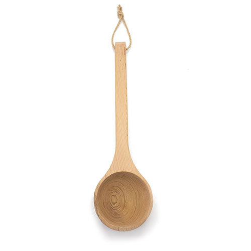 PROSAUNAS Large Pine Wood Ladle