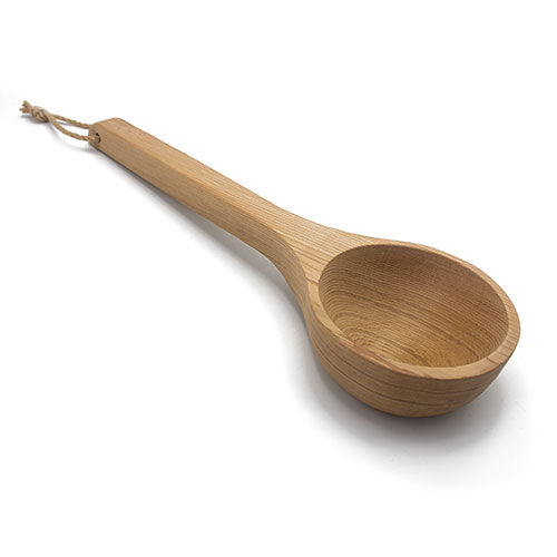 PROSAUNAS Large Pine Wood Ladle