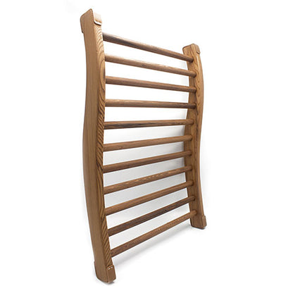 PROSAUNAS Cedar S-Shaped Ergonomic Sauna Backrest
