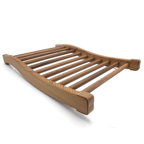 PROSAUNAS Cedar S-Shaped Ergonomic Sauna Backrest