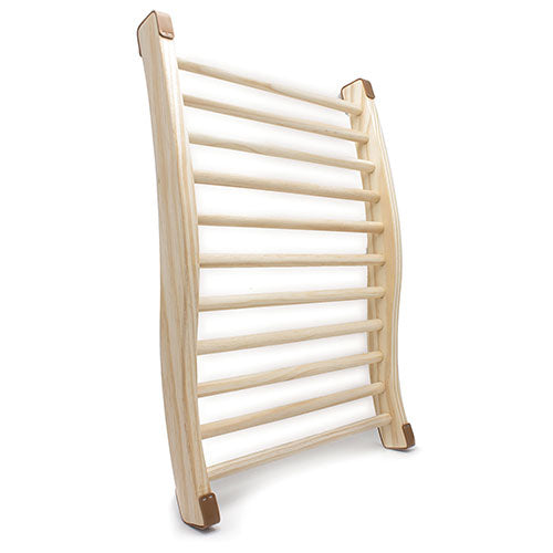 PROSAUNAS Pine S-Shaped Ergonomic Sauna Backrest