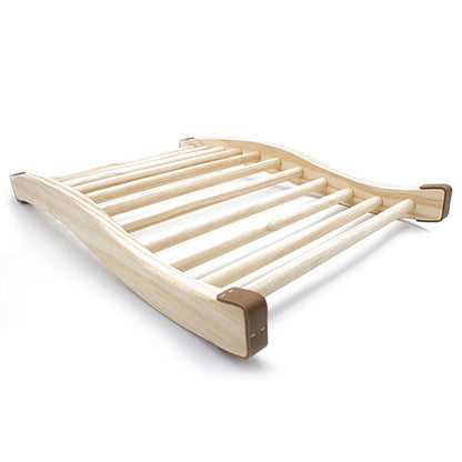 PROSAUNAS Pine S-Shaped Ergonomic Sauna Backrest