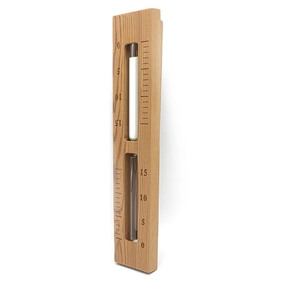 PROSAUNAS Cedar 15-Minute Wall-Mounted Rotating Sauna Sand Timer