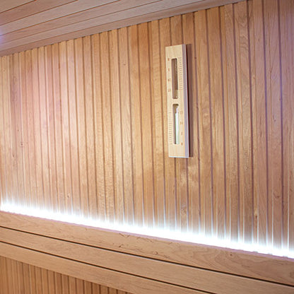 PROSAUNAS Pine 15-Minute Wall-Mounted Rotating Sauna Sand Timer