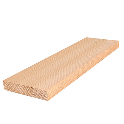 PROSAUNAS Cedar 1" x 4" x 10' Natural Cedar Wood Vertical Grain, Smooth 4 Sides, Eased Edges Sauna Bench Material