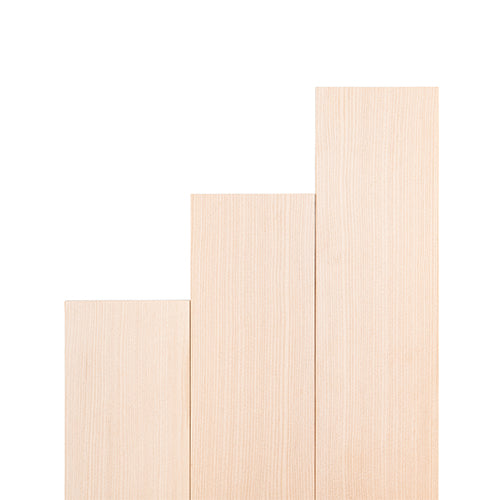 PROSAUNAS Hemlock 1" x 4" x 1' Natural Hemlock Wood Vertical Grain, Smooth 4 Sides Eased Edges Sauna Bench Material