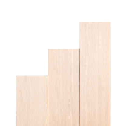 PROSAUNAS Hemlock 1" x 4" x 10' Natural Hemlock Wood Vertical Grain, Smooth 4 Sides Eased Edges Sauna Bench Material