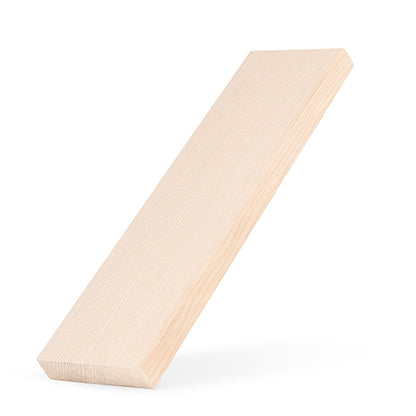 PROSAUNAS Hemlock 1" x 4" x 4' Natural Hemlock Wood Vertical Grain, Smooth 4 Sides Eased Edges Sauna Bench Material