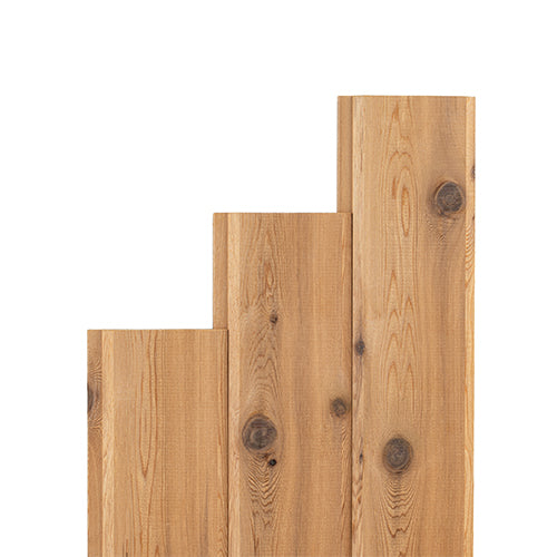 PROSAUNAS Cedar 1" x 4" x 8' Natural Cedar Wood Select Tight Knot, Tongue & Groove, V-Joint 2 Edges Sauna Wall Panelling