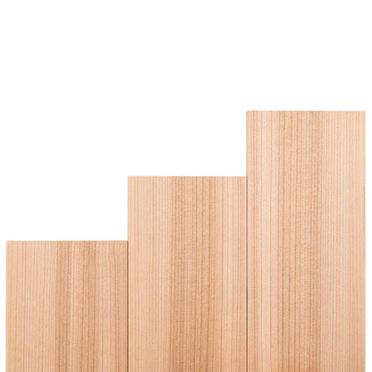 PROSAUNAS Cedar 1" x 6" x 8' Natural Cedar Wood Vertical Grain, Smooth 4 Sides, Eased Edges Sauna Bench Material