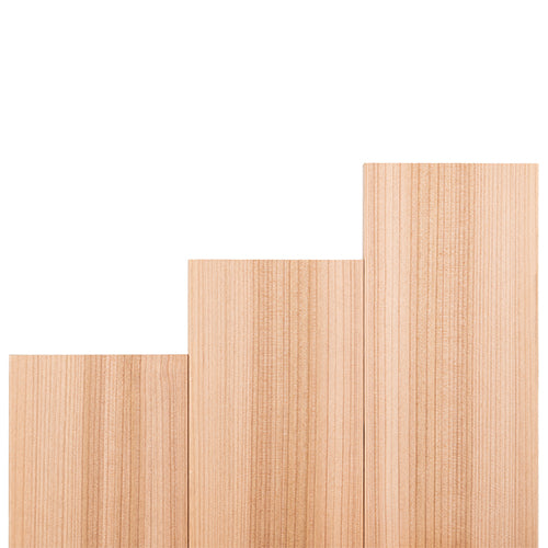 PROSAUNAS Cedar 1" x 6" x 7' Natural Cedar Wood Vertical Grain, Smooth 4 Sides, Eased Edges Sauna Bench Material