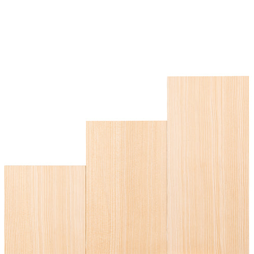 PROSAUNAS Hemlock 1" x 6" x 1' Natural Hemlock Wood Vertical Grain, Smooth 4 Sides Eased Edges Sauna Bench Material