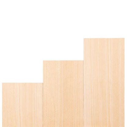 PROSAUNAS Hemlock 1" x 6" x 1' Natural Hemlock Wood Vertical Grain, Smooth 4 Sides Eased Edges Sauna Bench Material