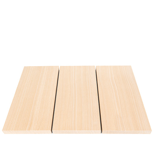 PROSAUNAS Hemlock 1" x 6" x 1' Natural Hemlock Wood Vertical Grain, Smooth 4 Sides Eased Edges Sauna Bench Material