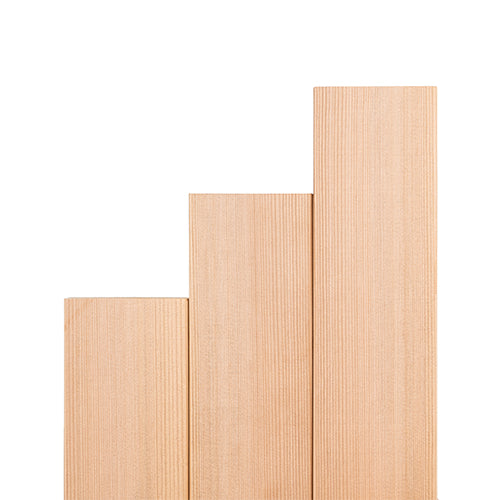 PROSAUNAS Cedar 2" x 4" x 10' Natural Cedar Wood Vertical Grain, Smooth 4 Sides, Eased Edges Sauna Wall Panelling