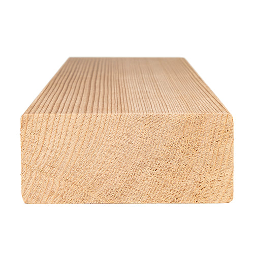 PROSAUNAS Cedar 2" x 4" x 1' Natural Cedar Wood Vertical Grain, Smooth 4 Sides, Eased Edges Sauna Wall Panelling