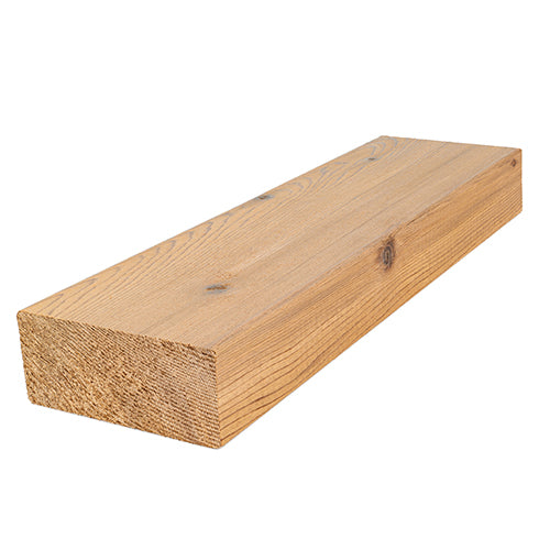 PROSAUNAS Cedar 2" x 4" x 8' Natural Cedar Wood Select Tight Knot, Smooth 4 Sides Eased Edges Sauna Wall Panelling