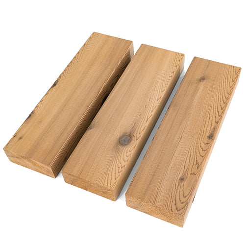 PROSAUNAS Cedar 2" x 4" x 8' Natural Cedar Wood Select Tight Knot, Smooth 4 Sides Eased Edges Sauna Wall Panelling
