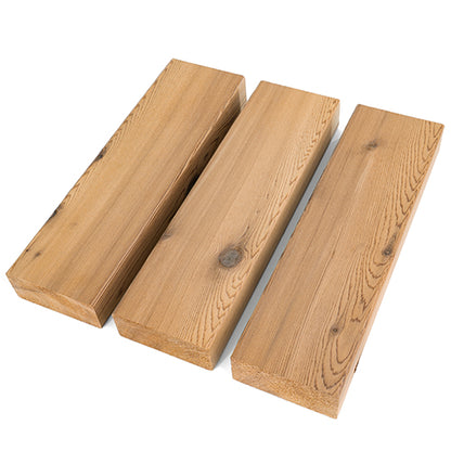PROSAUNAS Cedar 2" x 4" x 8' Natural Cedar Wood Select Tight Knot, Smooth 4 Sides Eased Edges Sauna Wall Panelling