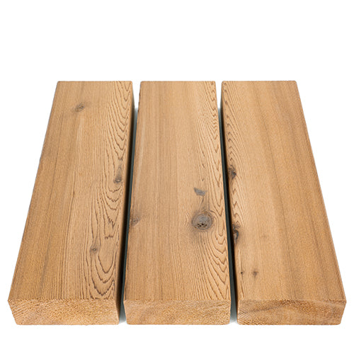 PROSAUNAS Cedar 2" x 4" x 8' Natural Cedar Wood Select Tight Knot, Smooth 4 Sides Eased Edges Sauna Wall Panelling