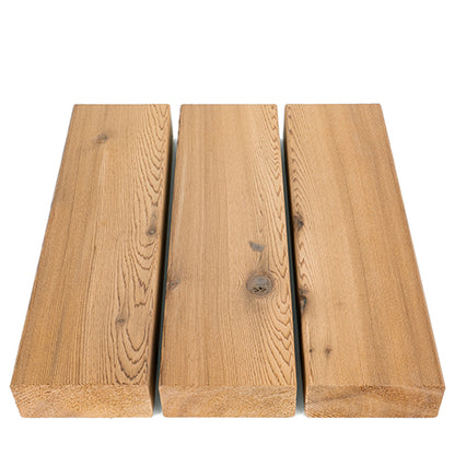 PROSAUNAS Cedar 2" x 4" x 8' Natural Cedar Wood Select Tight Knot, Smooth 4 Sides Eased Edges Sauna Wall Panelling