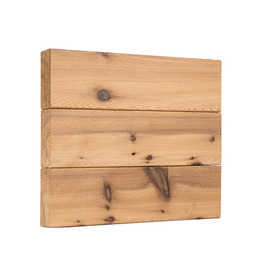 PROSAUNAS Cedar 2" x 4" x 8' Natural Cedar Wood Select Tight Knot, Smooth 4 Sides Eased Edges Sauna Wall Panelling