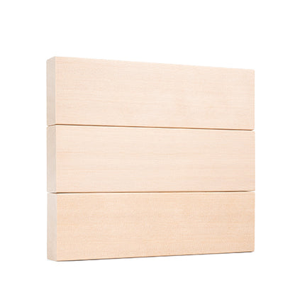 PROSAUNAS Hemlock 2" x 4" x 1' Natural Hemlock Wood Vertical Grain, Smooth 4 Sides Eased Edges Sauna Bench Material