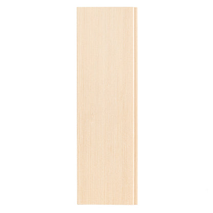 PROSAUNAS Hemlock 1/2" x 4" x 8' Natural Hemlock Wood Vertical Grain, Tongue & Groove, V-Joint 2 Edges Sauna Wall Paneling