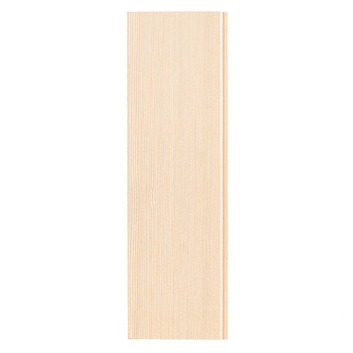 PROSAUNAS Hemlock 1/2" x 4" x 4' Natural Hemlock Wood Vertical Grain, Tongue & Groove, V-Joint 2 Edges Sauna Wall Paneling
