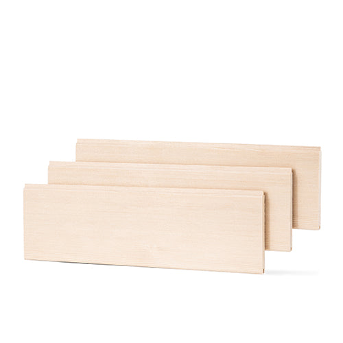 PROSAUNAS Hemlock 1/2" x 4" x 3' Natural Hemlock Wood Vertical Grain, Tongue & Groove, V-Joint 2 Edges Sauna Wall Paneling