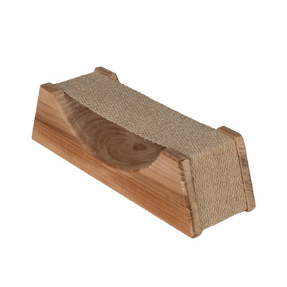 PROSAUNAS Wood Sauna Headrest With Thermo-Aspen Frame and Cloth Neck