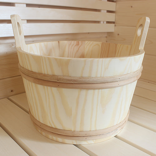PROSAUNAS XL 12L Natural Spruce Wood Sauna Bucket