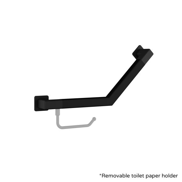 PULSE ShowerSpas Seville Matte Black Angle Bar