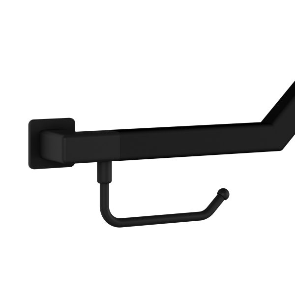 PULSE ShowerSpas Seville Matte Black Angle Bar