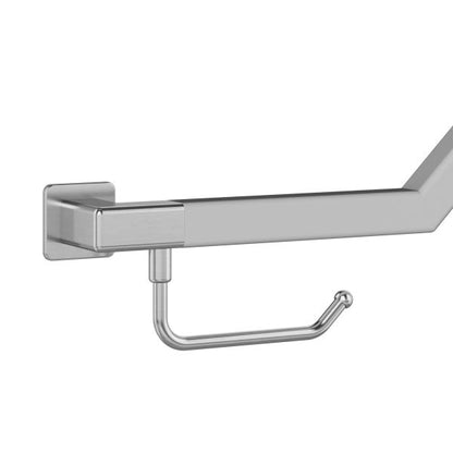 PULSE ShowerSpas Seville Stainless Steel Brushed Angle Bar