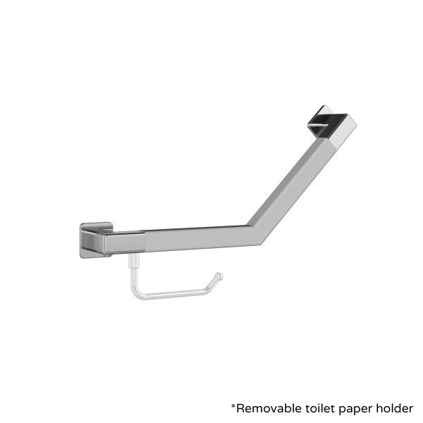 PULSE ShowerSpas Seville Stainless Steel Polished Angle Bar