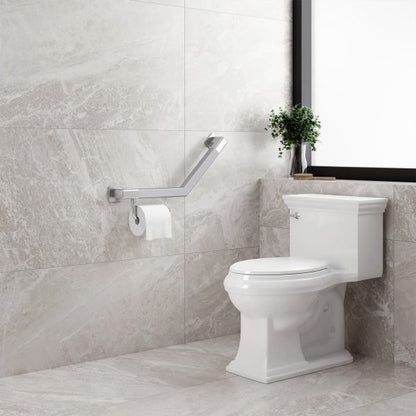 PULSE ShowerSpas Seville Stainless Steel Polished Angle Bar