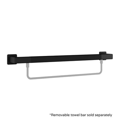 PULSE ShowerSpas Seville 24" Matte Black Safety Bar