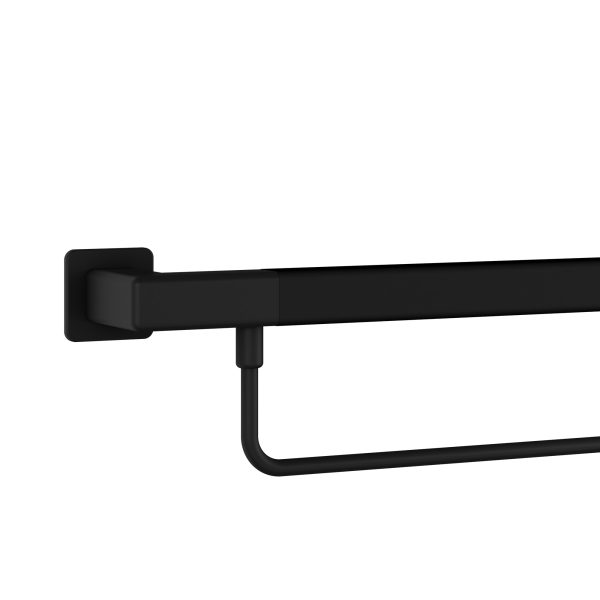 PULSE ShowerSpas Seville 24" Matte Black Safety Bar