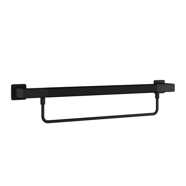 PULSE ShowerSpas Seville 24" Matte Black Safety Bar