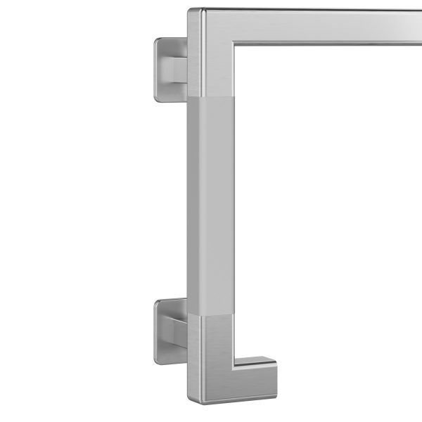 PULSE ShowerSpas Seville Ergonomic Soft Grip Stainless Steel Brushed Valve Bar