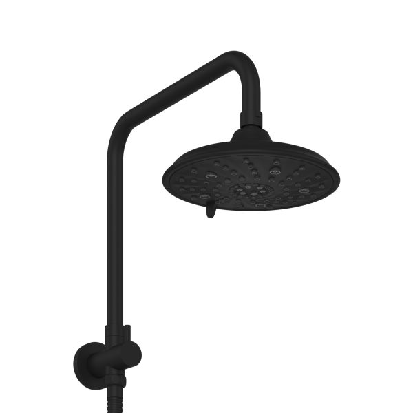 PULSE ShowerSpas Laguna 2.5 GPM Multi-Function Handshower and Showerhead Matte Black Shower System