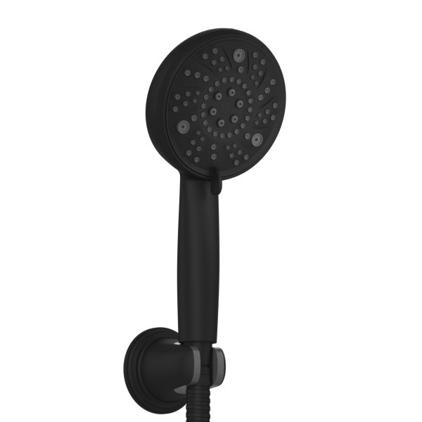 PULSE ShowerSpas Laguna 2.5 GPM Multi-Function Handshower and Showerhead Matte Black Shower System