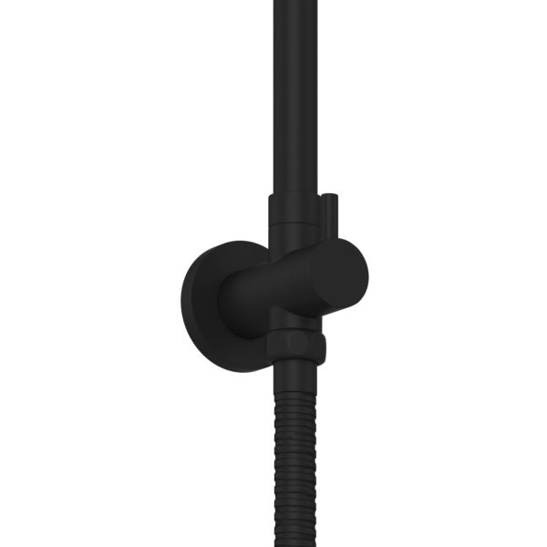 PULSE ShowerSpas Laguna 2.5 GPM Multi-Function Handshower and Showerhead Matte Black Shower System