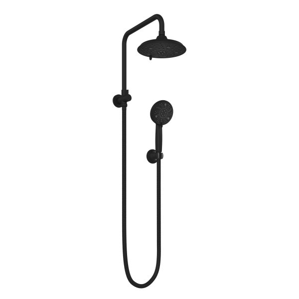 PULSE ShowerSpas Laguna 2.5 GPM Multi-Function Handshower and Showerhead Matte Black Shower System