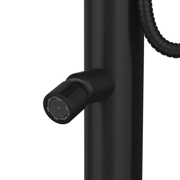 PULSE ShowerSpas Pipeline 2.5 GPM 10" Rain Shower Single Function Wand Floor Mounted Shower System