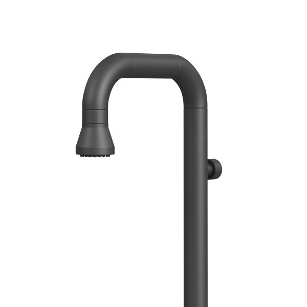PULSE ShowerSpas Poseidon 2.5 GPM Wall Mounted Gun Metal Black ShowerSpa