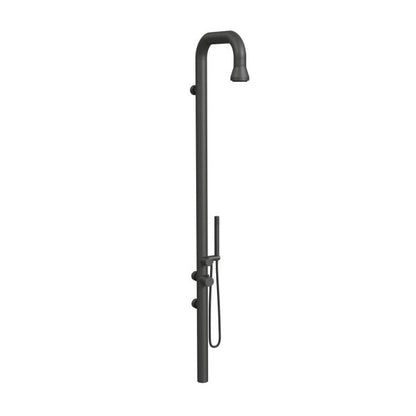 PULSE ShowerSpas Poseidon 2.5 GPM Wall Mounted Gun Metal Black ShowerSpa
