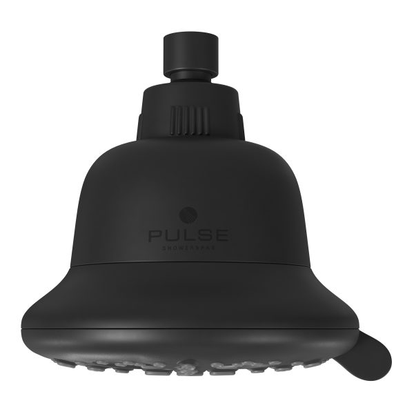PULSE ShowerSpas PulsePure 2.5 GPM 7-Function Matte Black Filtered Showerhead